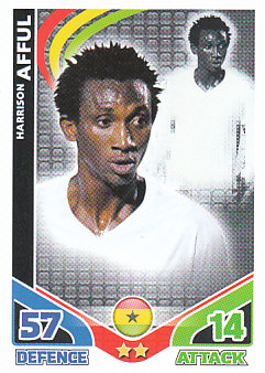 Harrison Afful Ghana 2010 World Cup Match Attax #104